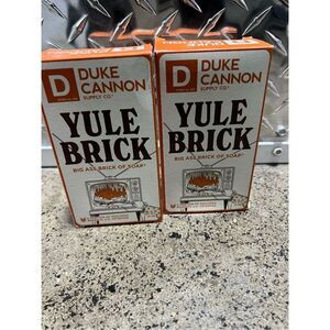 2 New Duke Cannon Yule Brick Big Brick of Soap 10 oz Christmas Stockingz
